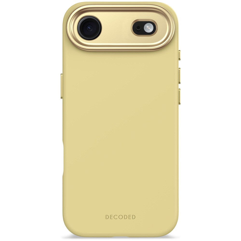 Decoded iPhone Air AntiMicrobial Silikon Deksel - MagSafe Kompatibel - Yuma Yellow