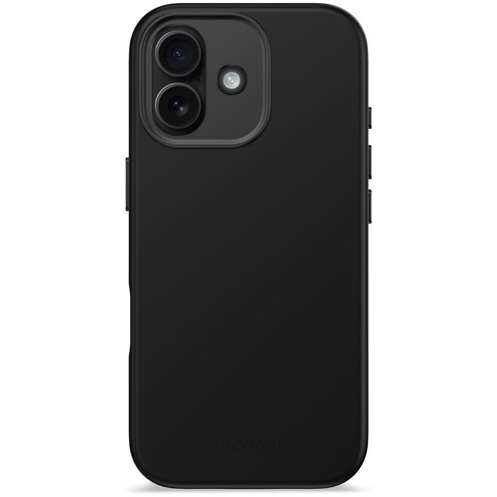 Decoded iPhone 17 AntiMicrobial Silikon Deksel - MagSafe Kompatibel - Phantom Black