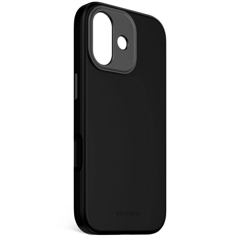 Decoded iPhone 17 AntiMicrobial Silikon Deksel - MagSafe Kompatibel - Phantom Black