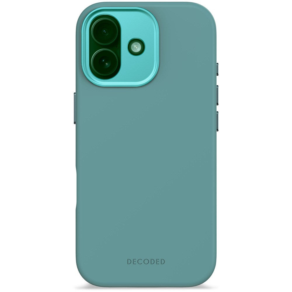 Decoded iPhone 17 AntiMicrobial Silikon Deksel - MagSafe Kompatibel - Retro Blue