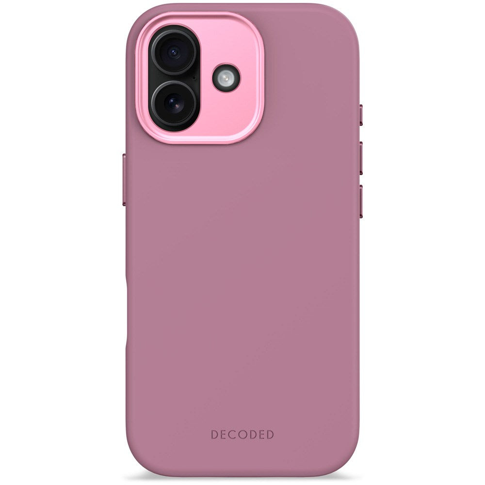 Decoded iPhone 17 AntiMicrobial Silikon Deksel - MagSafe Kompatibel - Rosette