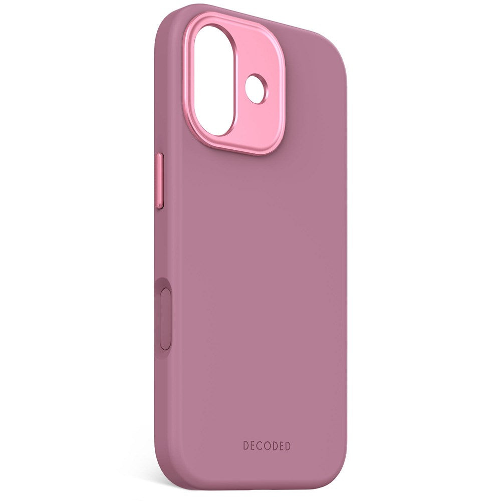 Decoded iPhone 17 AntiMicrobial Silikon Deksel - MagSafe Kompatibel - Rosette
