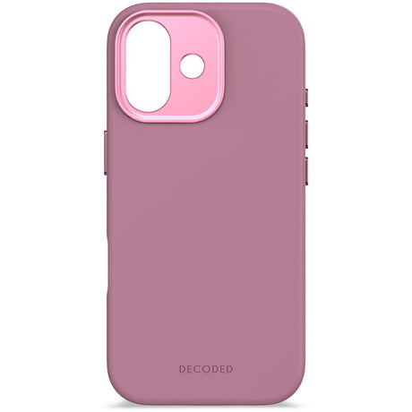 Decoded iPhone 17 AntiMicrobial Silikon Deksel - MagSafe Kompatibel - Rosette