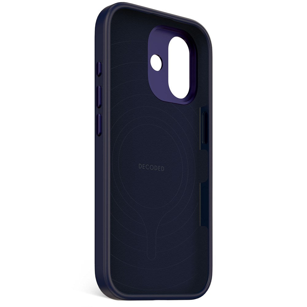 Decoded iPhone 17 AntiMicrobial Silikon Deksel - MagSafe Kompatibel - True Navy