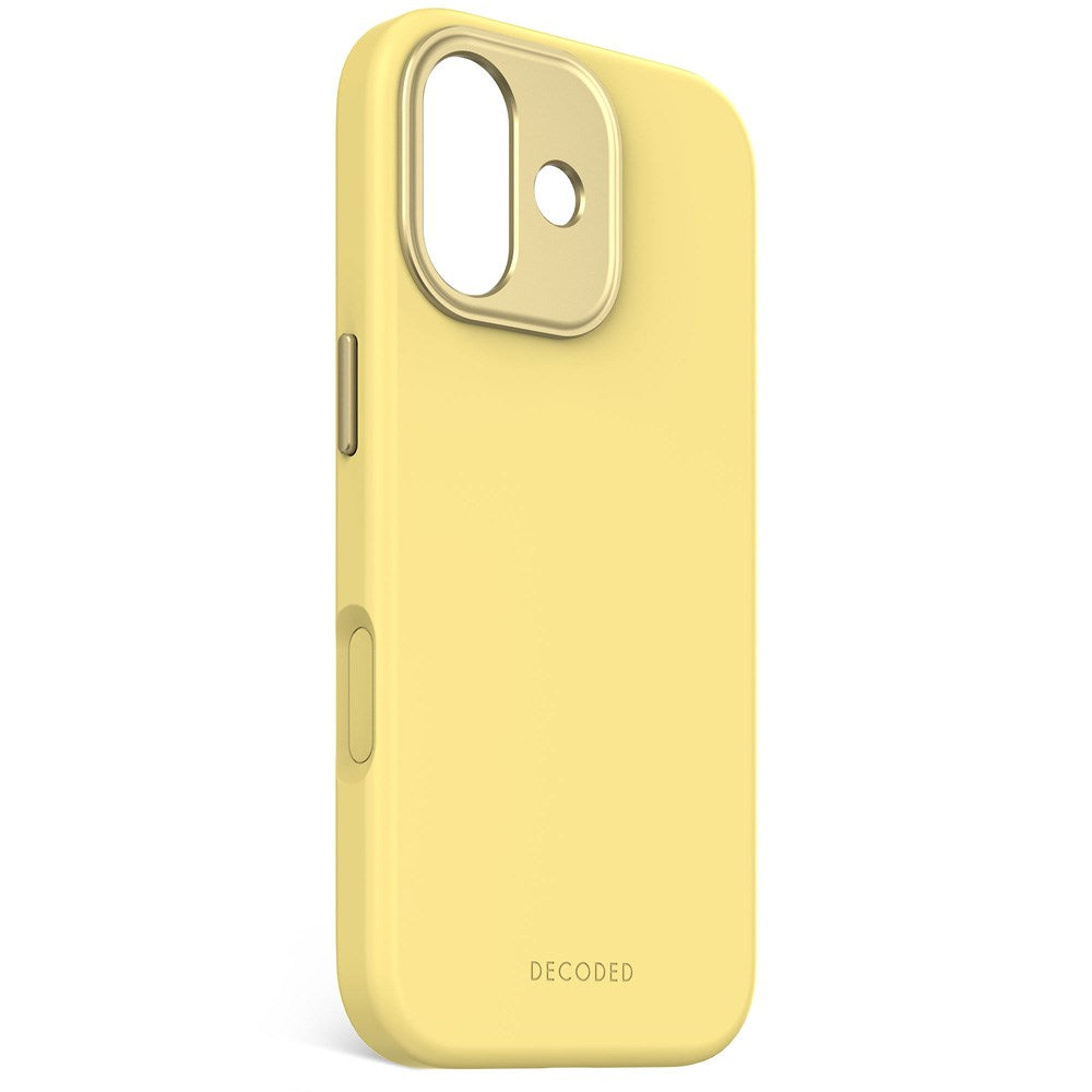Decoded iPhone 17 AntiMicrobial Silikon Deksel - MagSafe Kompatibel - Yuma Yellow