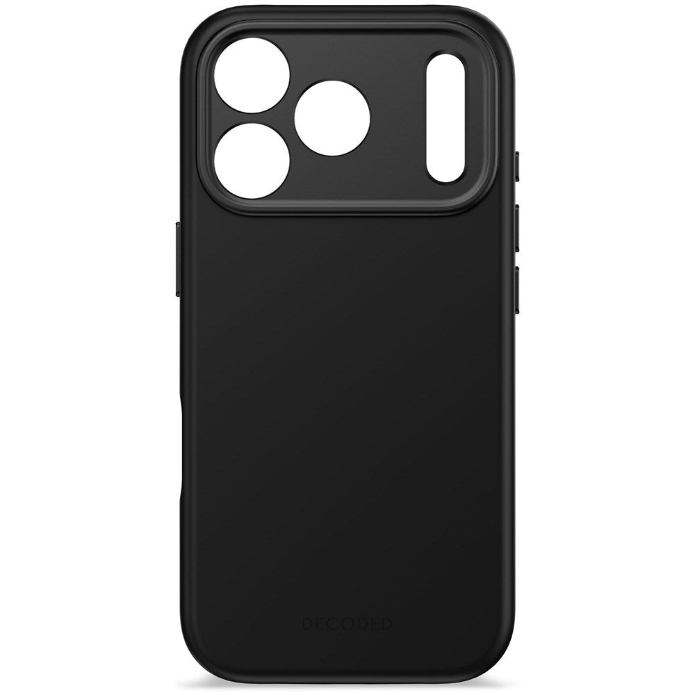 Decoded iPhone 17 Pro AntiMicrobial Silikon Deksel - MagSafe Kompatibel - Phantom Black