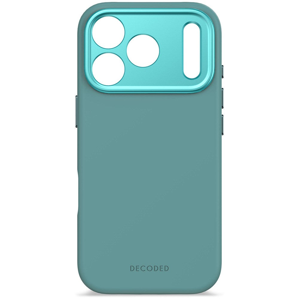 Decoded iPhone 17 Pro AntiMicrobial Silikon Deksel - MagSafe Kompatibel - Retro Blue