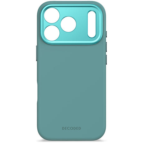 Decoded iPhone 17 Pro AntiMicrobial Silikon Deksel - MagSafe Kompatibel - Retro Blue