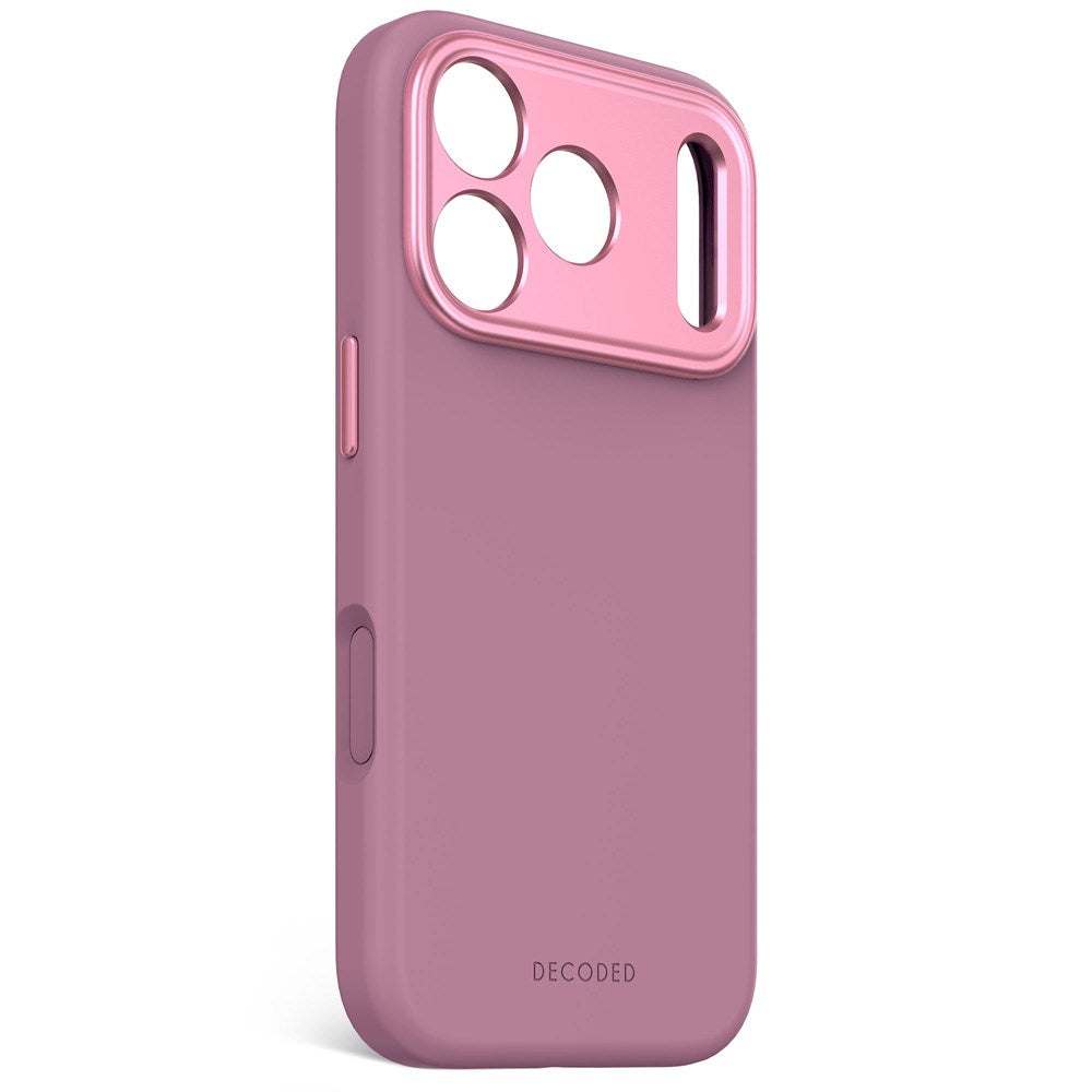 Decoded iPhone 17 Pro AntiMicrobial Silikon Deksel - MagSafe Kompatibel - Rosette