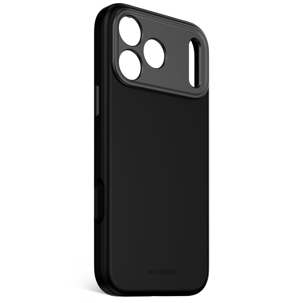 Decoded iPhone 17 Pro Max AntiMicrobial Silikon Deksel - MagSafe Kompatibel - Phantom Black