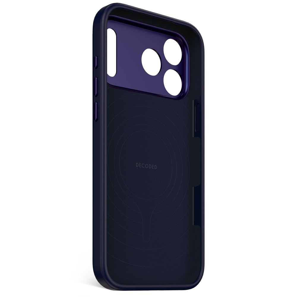 Decoded iPhone 17 Pro Max AntiMicrobial Silikon Deksel - MagSafe Kompatibel - True Navy