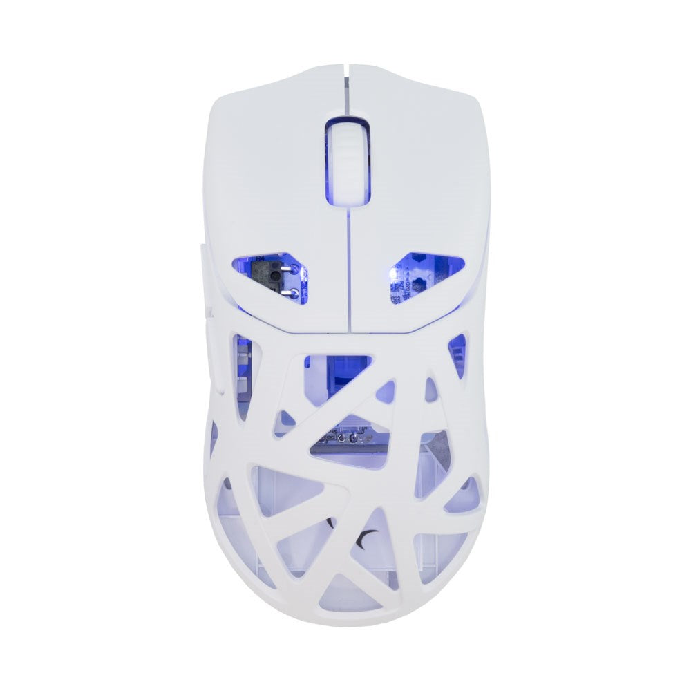White Shark DAGONET Trådløs Gaming Mus - 6D / 24000 DPI - Hvit