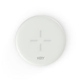 Key 10W trådløs Qi-lader - Hvit
