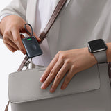 Baseus EnerFill 5W Powerbank for Apple Watch med Trådløs Lading & Innebygd USB-C Kabel - Svart