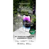 iPhone 17e / 16e / 14 / 13 / 13 Pro dbramante1928 Eco-Shield Skjermbeskytter med Installasjonsramme - Svart Kant