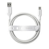 empower by PanzerGlass Racing 60W USB-A til USB-C Kabel – 1.2m – Silver White