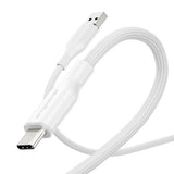 empower by PanzerGlass Racing 60W USB-A til USB-C Kabel – 1.2m – Silver White