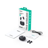 Aukey EP-M3A Ekte Trådløse MOVE VIBE Hodetelefoner – In-Ear – Grå
