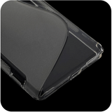 Sony Xperia Z2 S-Shape Fleksibelt Deksel Gjennomsiktig