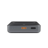 Epico Mag+ 20W Aluminium Trådløs Powerbank 5000 mAh med USB-C-Kabel - MagSafe-Kompatibel - Grå