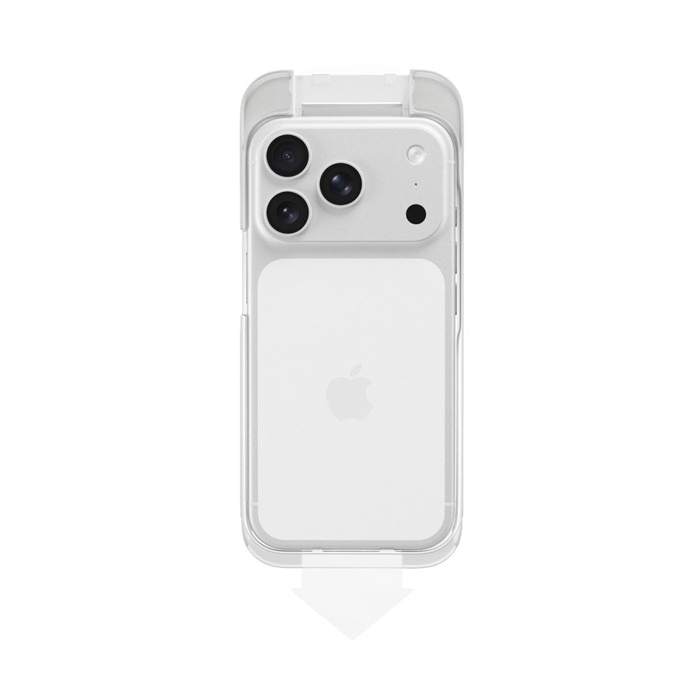 iPhone 18 Pro Max Epico Privacy AntiReflective Glass 3D Skjermbeskyttelsesglass m. Monteringsramme - Gjennomsiktig