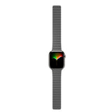 Apple Watch (42/44/SE/45/46/49mm) Epico Magnetisk Silikon Rem - Grå / Grønn