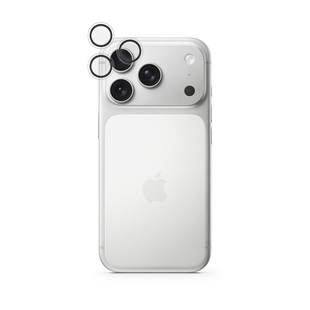 iPhone 18 Pro Max Epico Kameralinsbeskyttelse med Ettrinns Påføringsverktøy - Gjennomsiktig