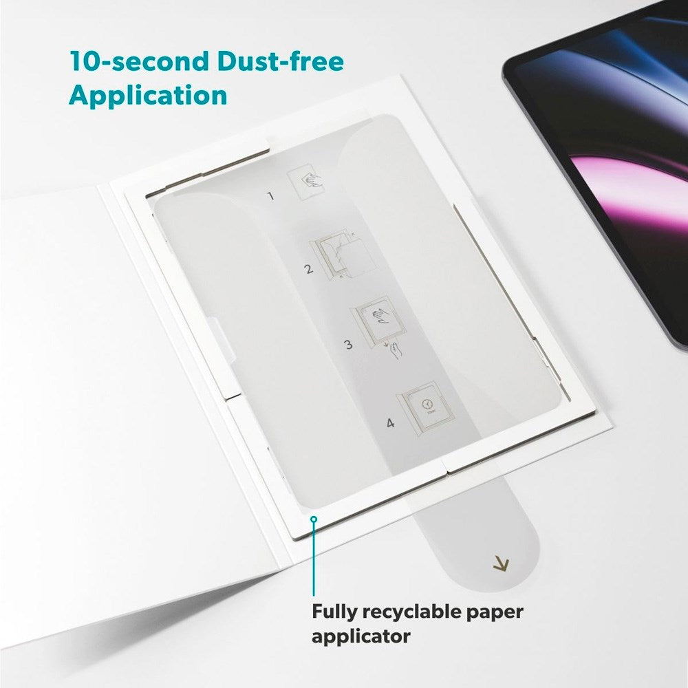 iPad Pro 11" (2025 / 2024) Epico Skjermbeskyttelsesglass m. Installasjonsramme - Gjennomsiktig