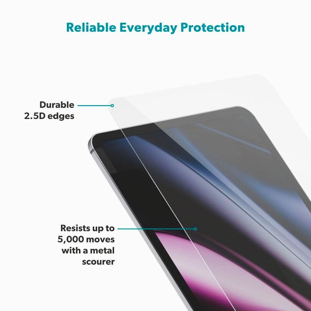 iPad 11" (2025) / 10.9" (2024 / 2022) Epico Skjermbeskyttelsesglass m. Installasjonsramme - Gjennomsiktig