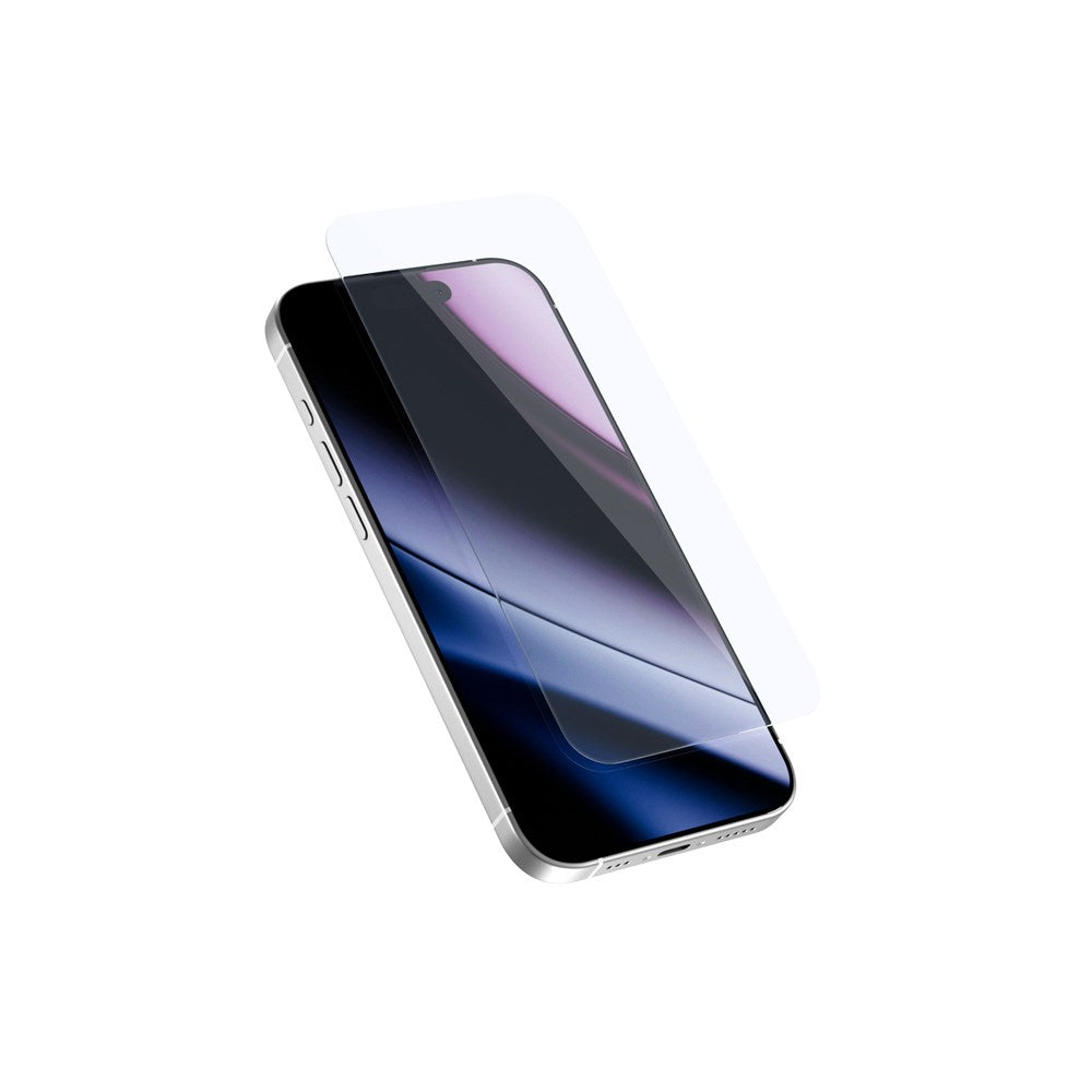 iPhone 18 Pro / 17 Pro Epico Glass Protector Skjermbeskyttelsesglass med Monteringsramme - Gjennomsiktig