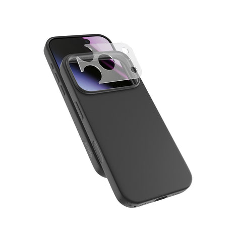 iPhone 18 Pro / 17 Pro Epico Silicone Pro Mag+ Deksel m. Kamerabeskyttelse - MagSafe Kompatibel - Svart