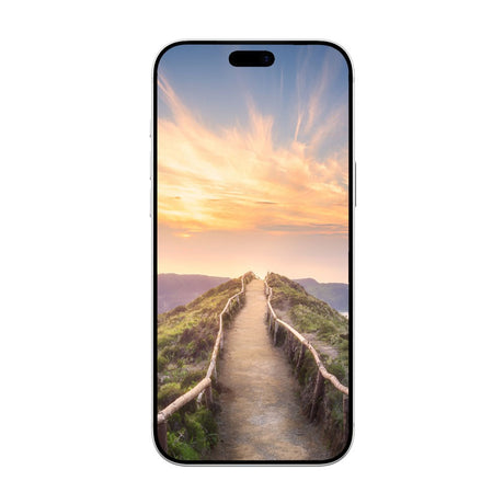 iPhone 18 Pro dbramante1928 Eco-Shield Privacy Skjermbeskytter med Installasjonsramme - Gjennomsiktig