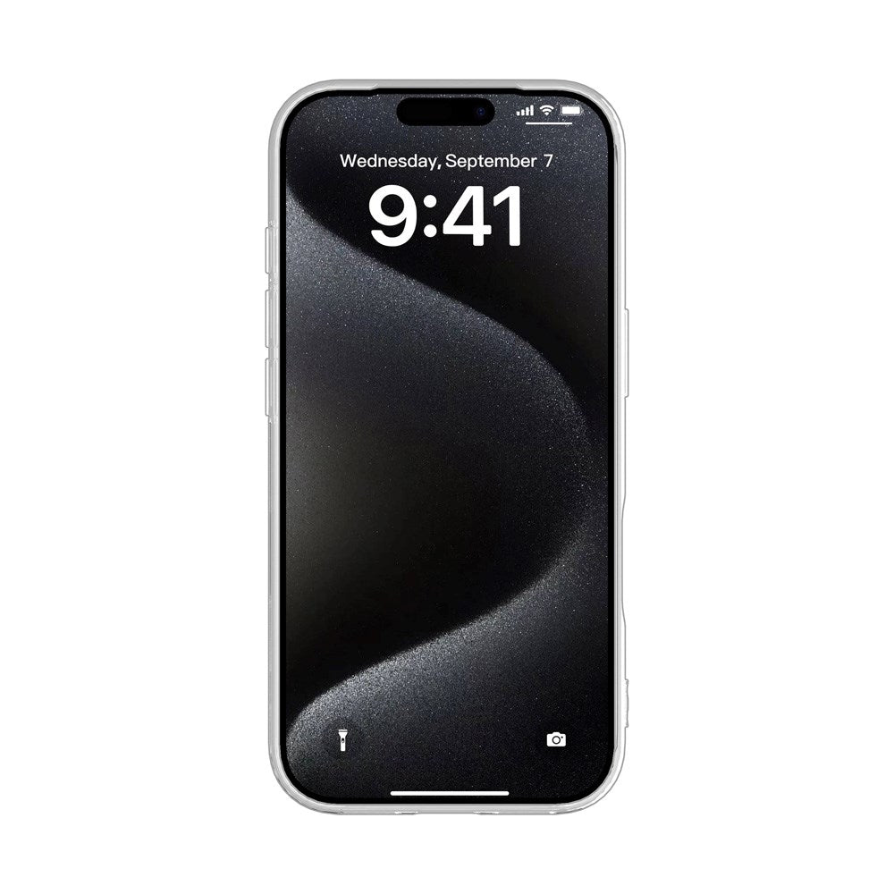 eSTUFF iPhone 17 INFINITE VIENNA Fleksibelt Plast Deksel - 100% Resirkulert Plast - Gjennomsiktig