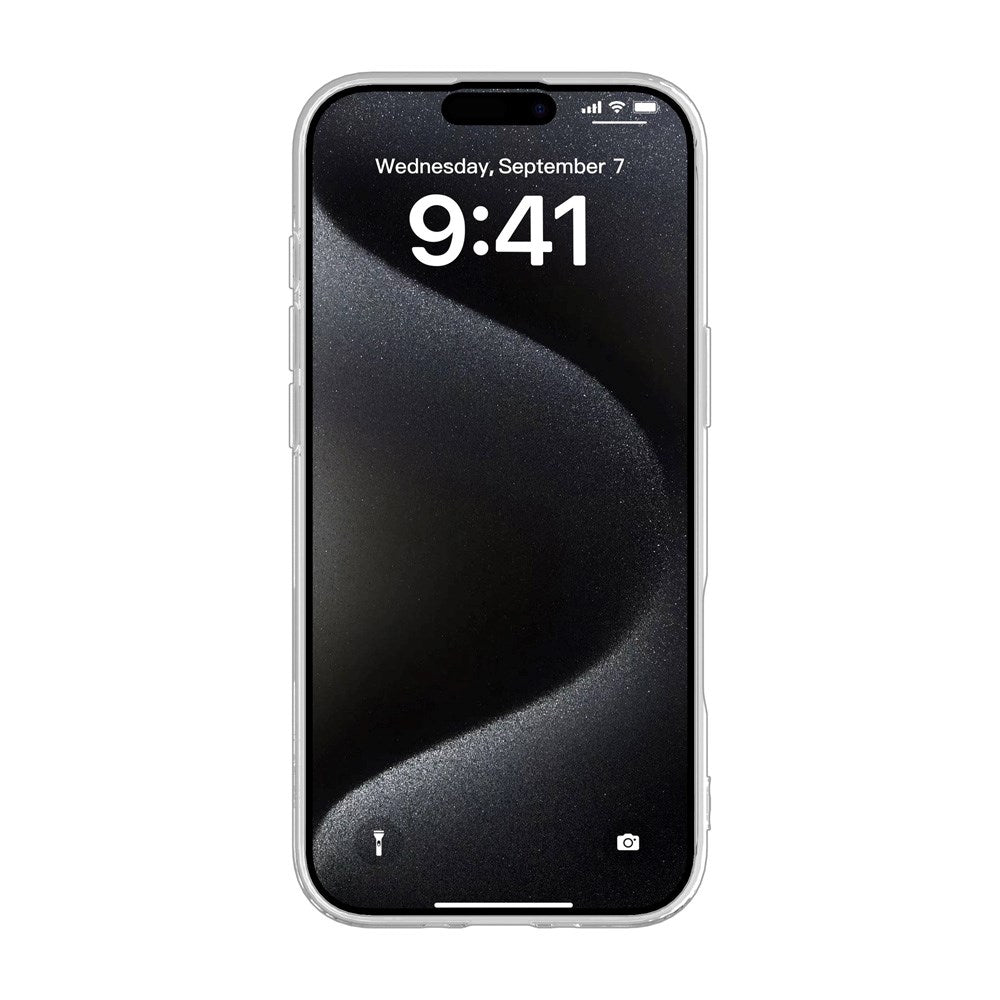 eSTUFF iPhone 17 Pro Max INFINITE VIENNA Fleksibelt Plast Deksel - 100% Resirkulert Plast - Gjennomsiktig