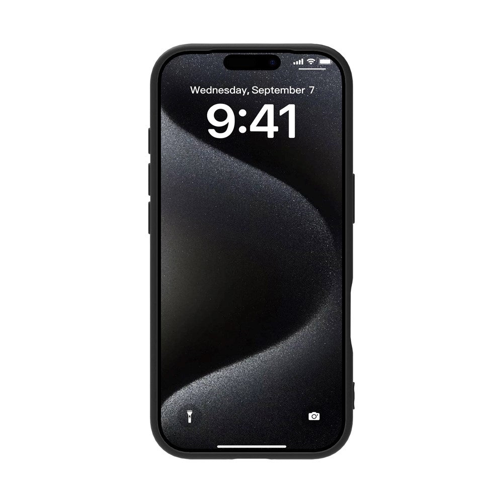 eSTUFF iPhone 17 INFINITE VIENNA Fleksibelt Plast Deksel - 100% Resirkulert Plast - Svart