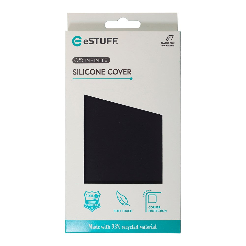 eSTUFF iPhone 16 Pro Max INFINITE RIGA Silikon Deksel - Svart