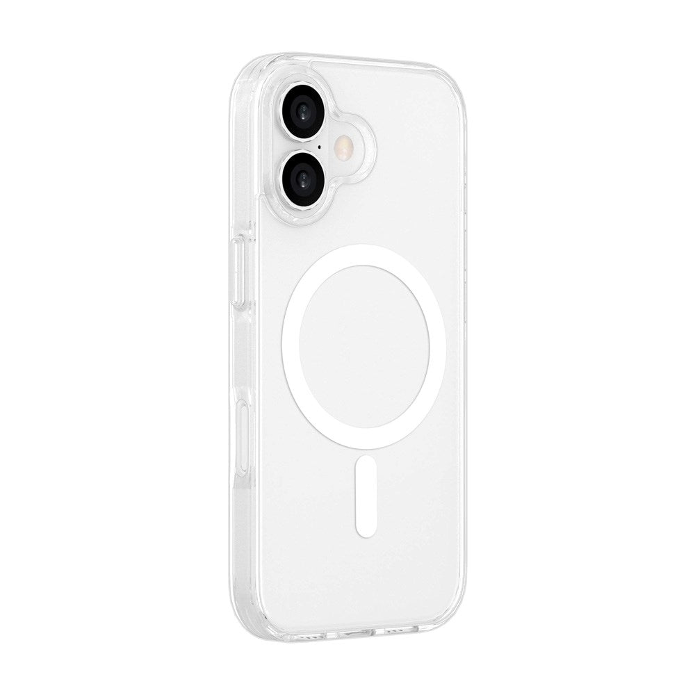 eSTUFF iPhone 17 INFINITE OSLO Hybrid Plast Deksel - MagSafe Kompatibel - Gjennomsiktig