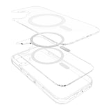 eSTUFF iPhone 17 INFINITE OSLO Hybrid Plast Deksel - MagSafe Kompatibel - Gjennomsiktig