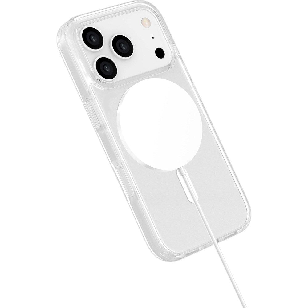 eSTUFF iPhone 17 Pro INFINITE OSLO Hybrid Plast Deksel - MagSafe Kompatibel - Gjennomsiktig