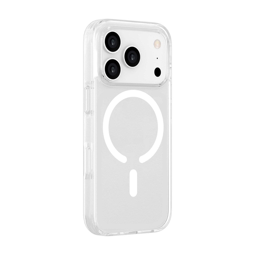 eSTUFF iPhone 17 Pro INFINITE OSLO Hybrid Plast Deksel - MagSafe Kompatibel - Gjennomsiktig