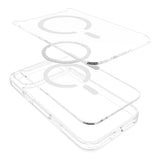 eSTUFF iPhone 17 Pro Max INFINITE OSLO Hybrid Plast Deksel - MagSafe Kompatibel - Gjennomsiktig