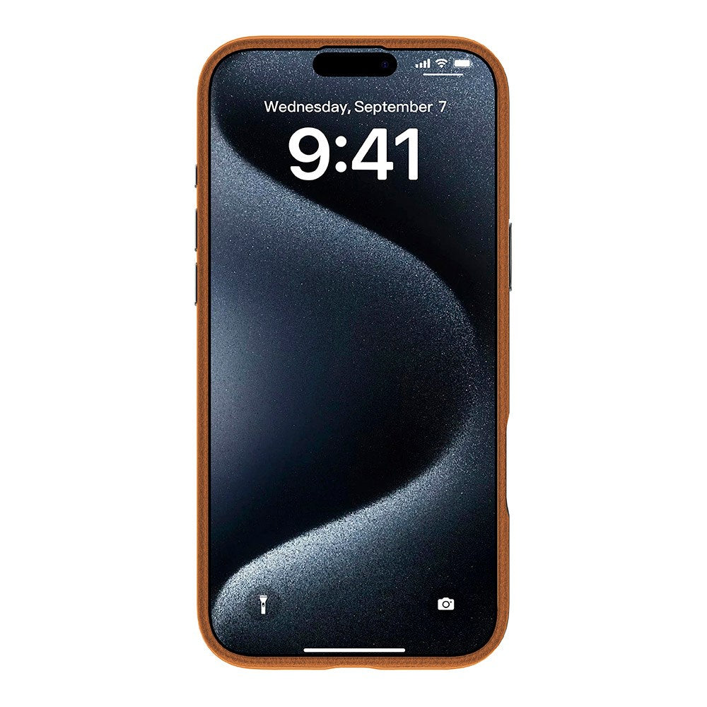 eSTUFF iPhone 16 INFINITE VENICE Skinndekket Plastdeksel - MagSafe-Kompatibel - Brun