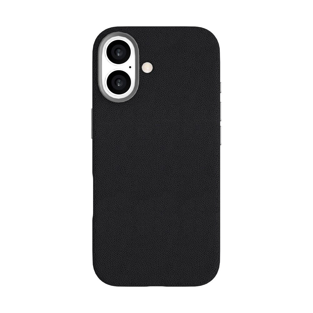 eSTUFF iPhone 17 INFINITE VENICE Kunstskinntrukket Plast Deksel – MagSafe Kompatibelt – Svart