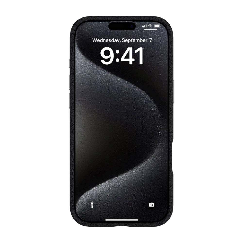eSTUFF iPhone Air INFINITE VENICE Kunstskinntrukket Plast Deksel – MagSafe Kompatibelt – Svart