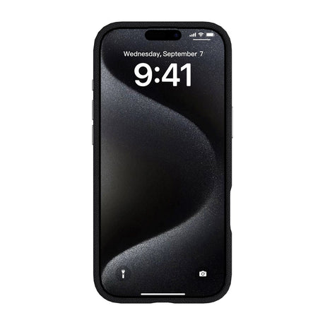 eSTUFF iPhone Air INFINITE VENICE Kunstskinntrukket Plast Deksel – MagSafe Kompatibelt – Svart