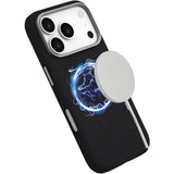 eSTUFF iPhone 17 Pro INFINITE VENICE Kunstskinntrukket Plast Deksel – MagSafe Kompatibelt – Svart