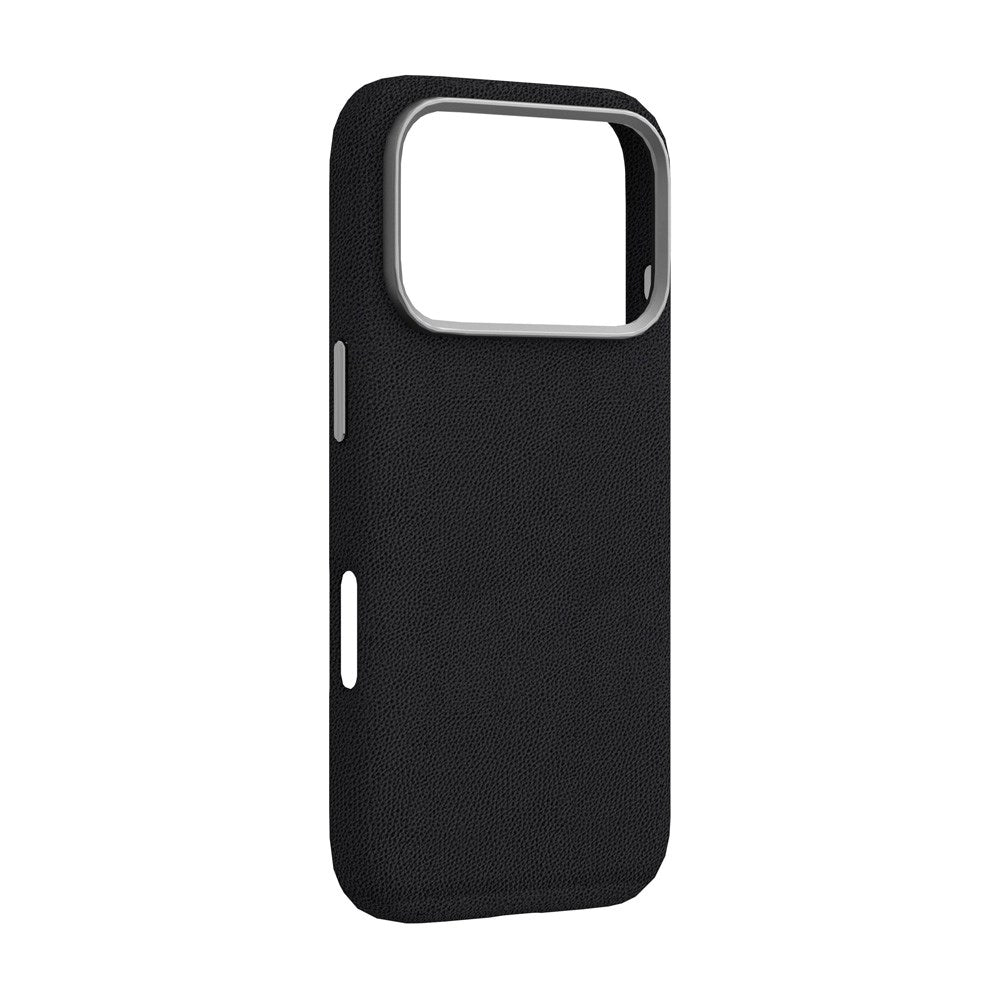 eSTUFF iPhone 17 Pro INFINITE VENICE Kunstskinntrukket Plast Deksel – MagSafe Kompatibelt – Svart