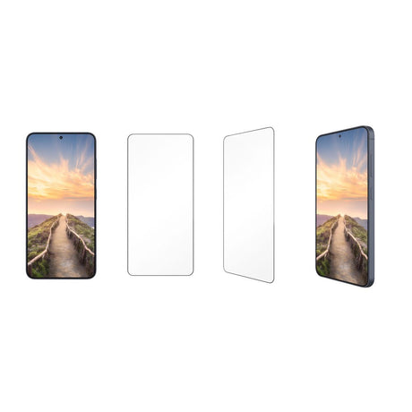 Samsung Galaxy S26+ (Plus) dbramante1928 Eco-Shield Skjermbeskytter - Gjennomsiktig / Svart Kant