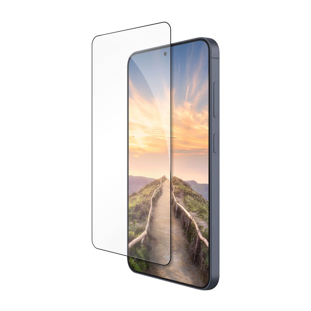 Samsung Galaxy S26 dbramante1928 Eco-Shield Skjermbeskytter - Gjennomsiktig / Svart Kant