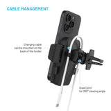 Fixed Mobilholder til Bil – Ventilasjonsanlegg – Svart